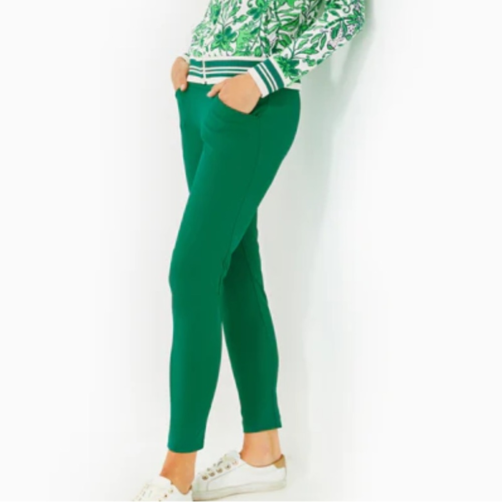 Lilly Pulitzer Vibrant Green Skinny Pants